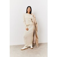 Cream Fine Gauge Knit Co-Ord Maxi Skirt | Debenhams UK