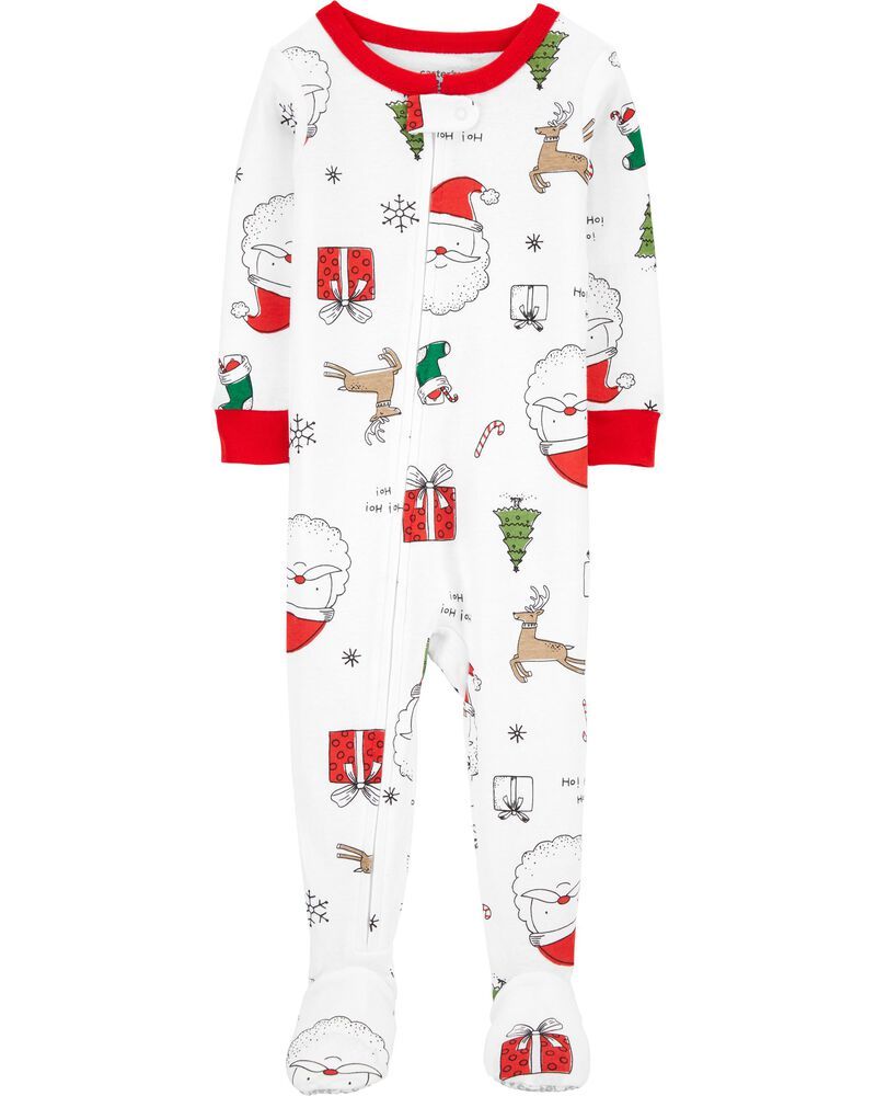 1-Piece 100% Snug Fit Cotton Footie PJs | Carter's