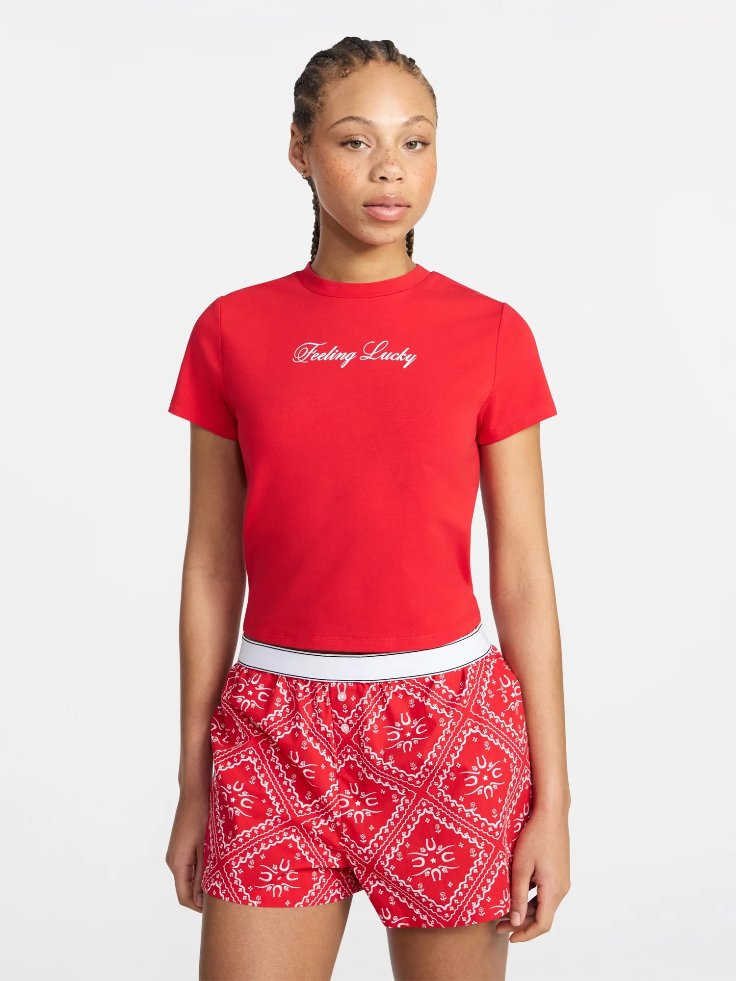 No Boundaries Graphic Baby Sleep Tee with Short Sleeves, Women's XS-XXL | Walmart (US)