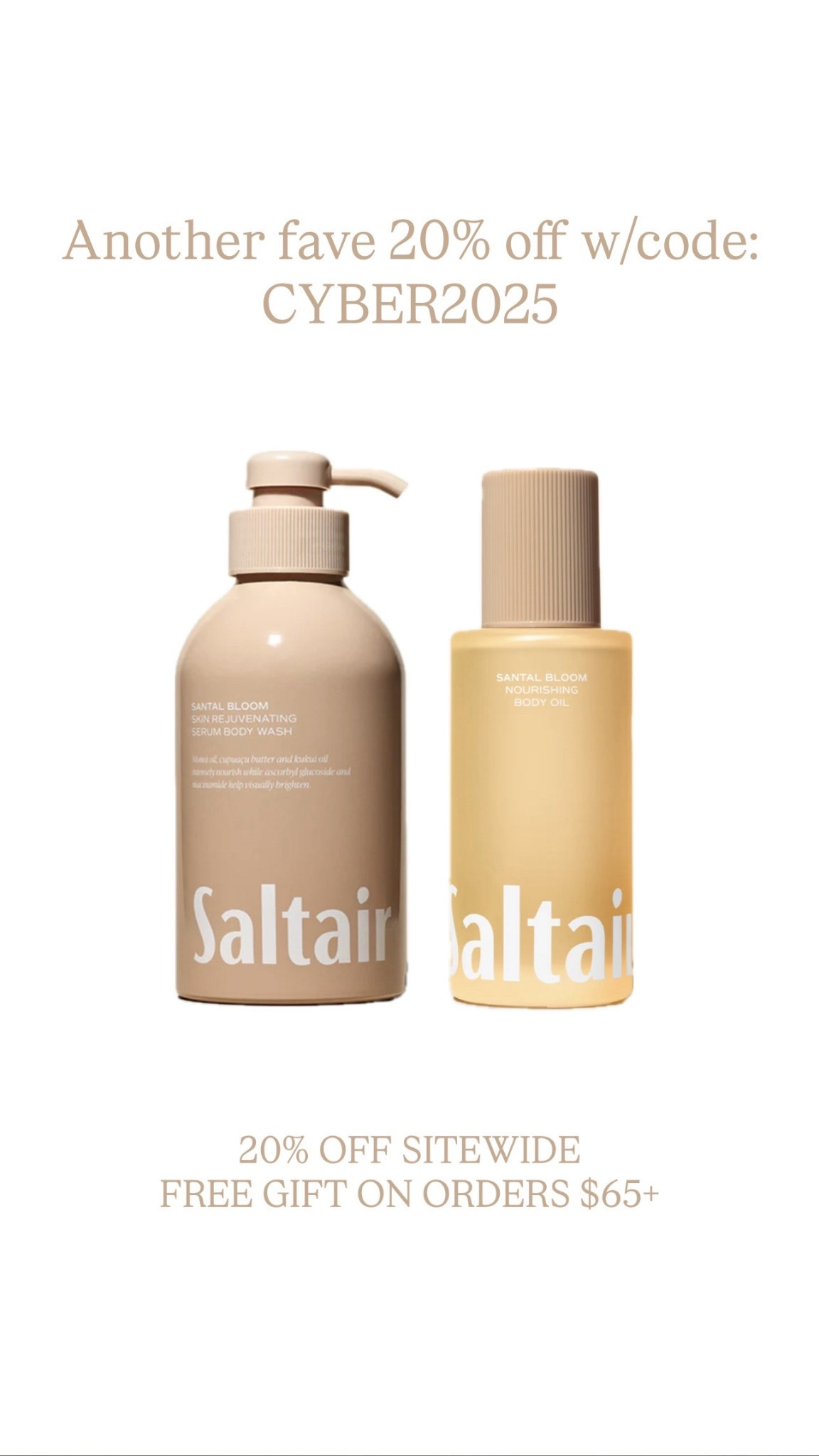 Saltair is 20% off w/code: CYBER2025 🫶🏻

#LTKCyberWeek #LTKGiftGuide #LTKHoliday