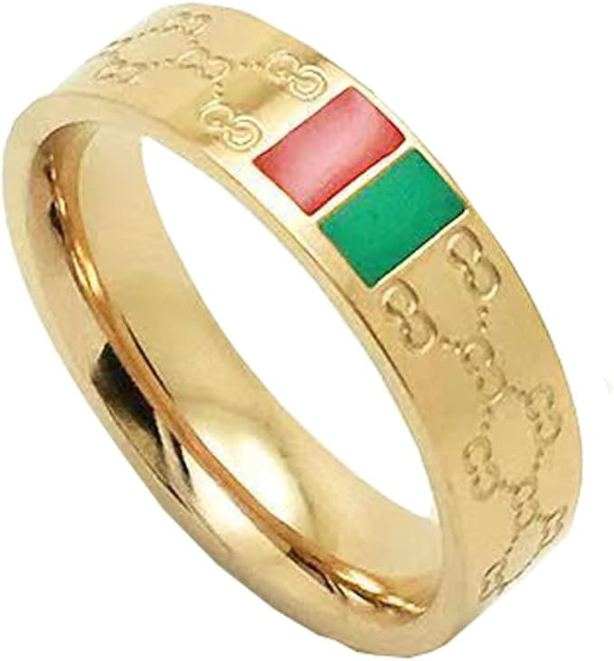 Amazon.com: Love Rings Titanium Steel Promise Best Gifts for Men Women Girls Wedding Engagement V... | Amazon (US)