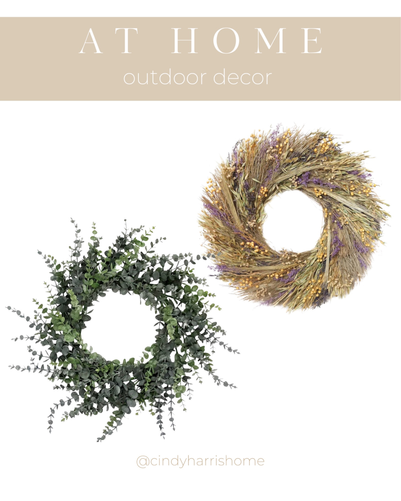 Getting the outdoors ready for spring and summer! Loving both of these wreaths from At Home, but I’m having such a hard time choosing between the two! 

#homedecor #outdoorhomedecor #springdecor

#LTKhome