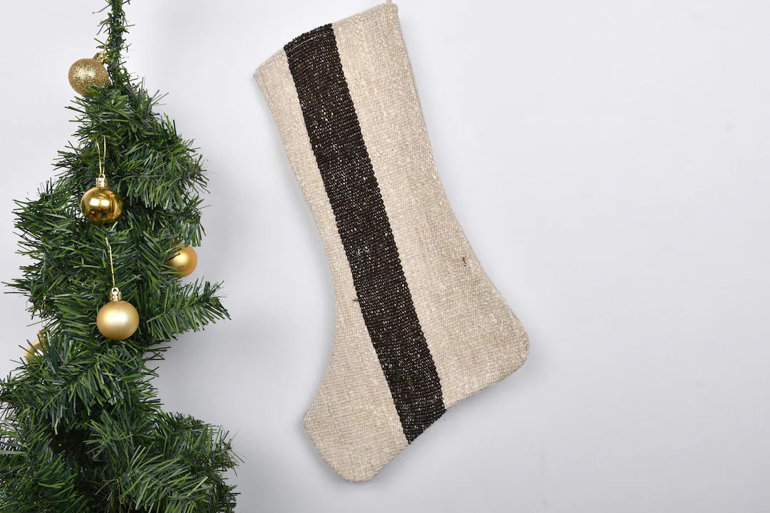 Personalized Christmas Stocking, Handmade Kilim Stocking, Unique Holiday Gift, Boho Stocking - Et... | Etsy (US)