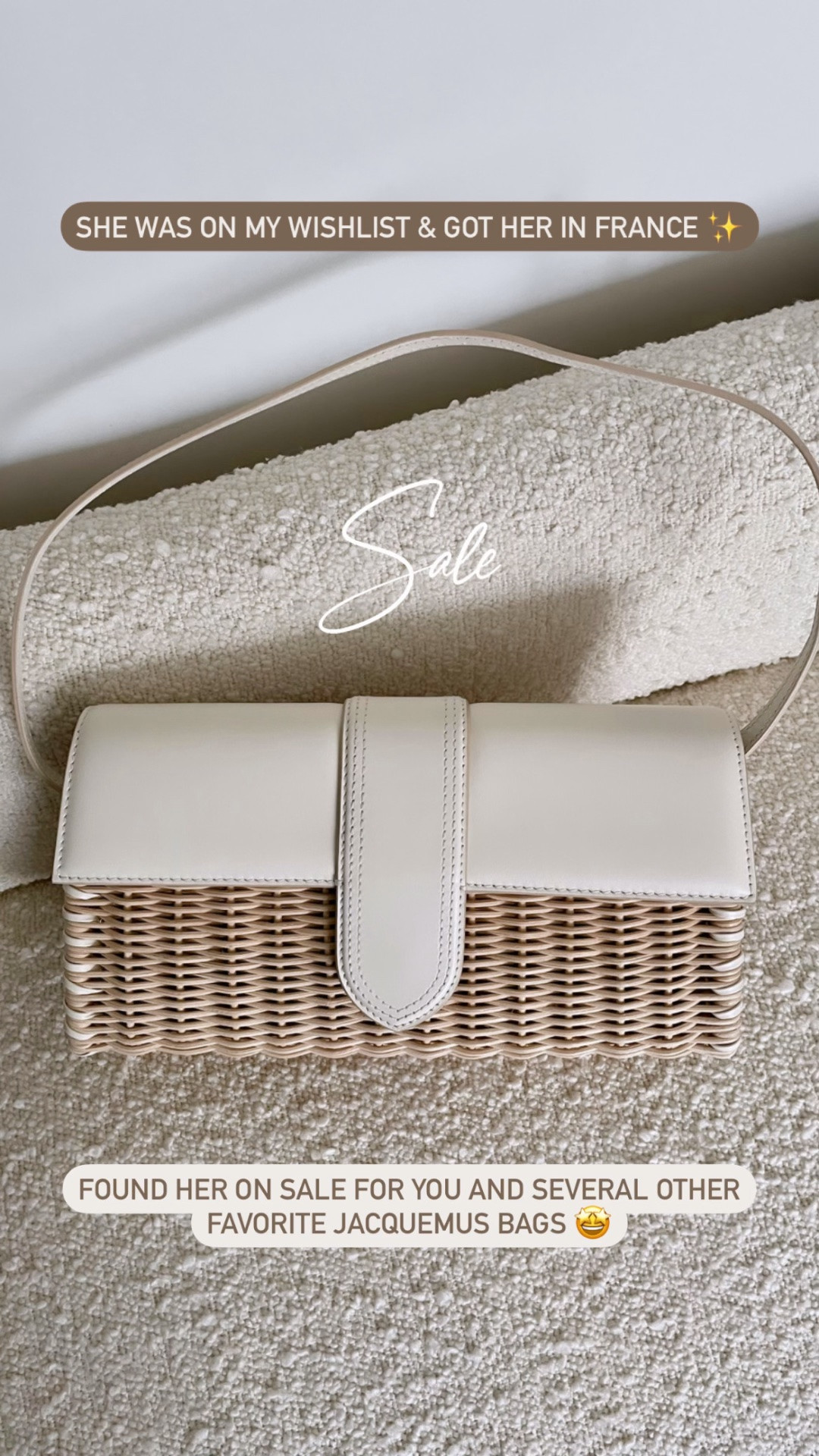 The perfect summer bag ✨ Found her on major sale for you with a few other Jacquemus bags that are on sale. Grab it before the sale ends. 

Designer bag, woven bag, raffia bag, shoulder bag, summer outfit, ootd, The Stylizt

#LTKootd #LTKSaleAlert #LTKSeasonal