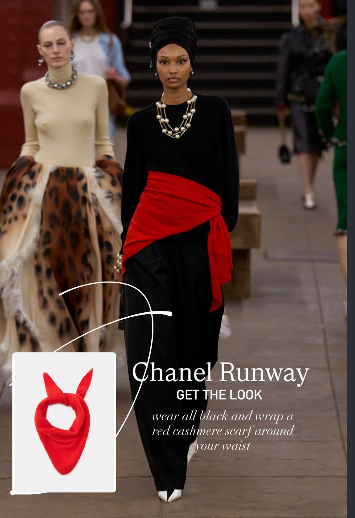 Get this Chanel Runway look with an under $60 red waist scarf! ✨

#LTKootd #LTKWorkwear #LTKTall