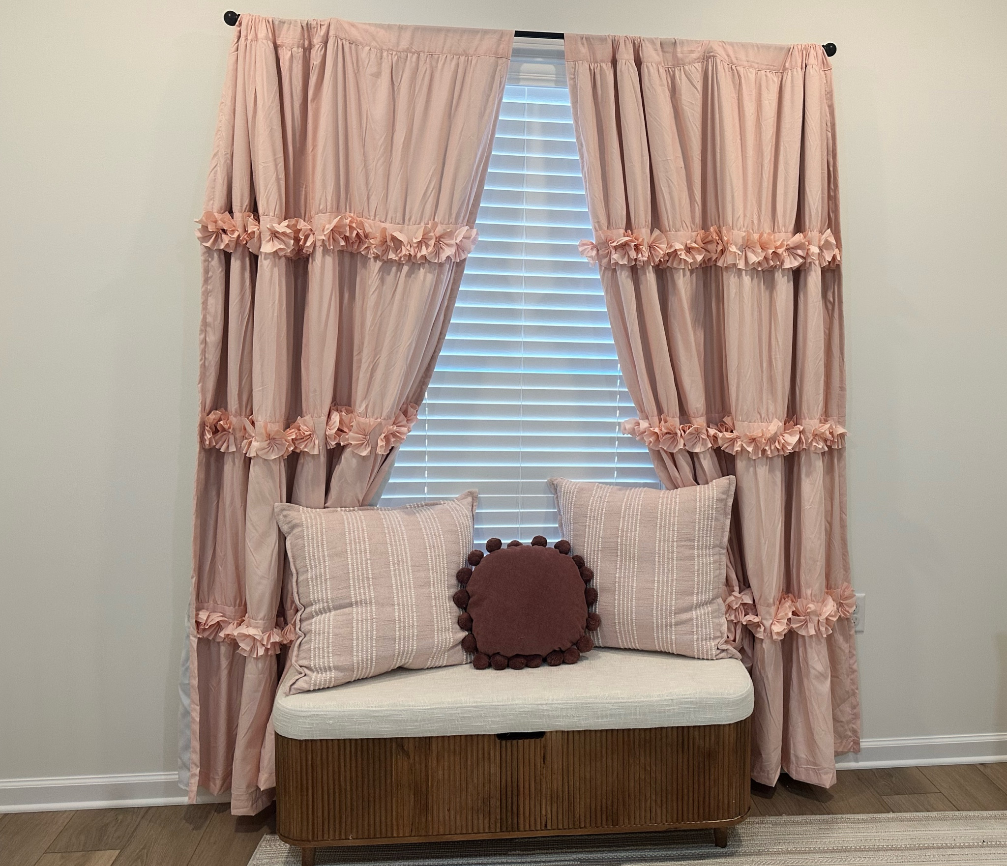 Grabbed these curtains and rod on Amazon for baby girls room. I absolutely LOVE them! Just what we needed for this space. Also blocks majority of light 

#LTKBaby #LTKHome #LTKFamily