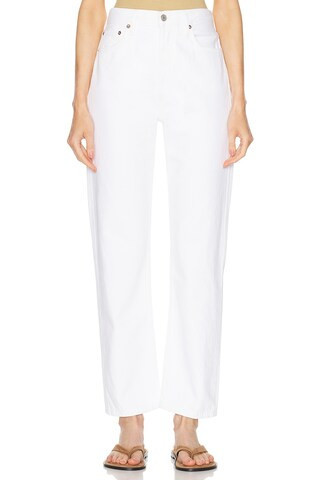 AGOLDE 90's Pinch Waist Jeans in White | FWRD 