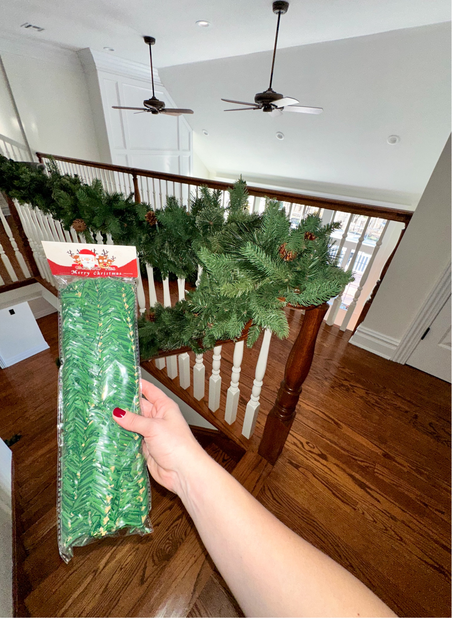 Garland Ties, I bought them last year and used again this year, so good for hanging your garland 

#LTKhome #LTKsalealert #LTKHoliday