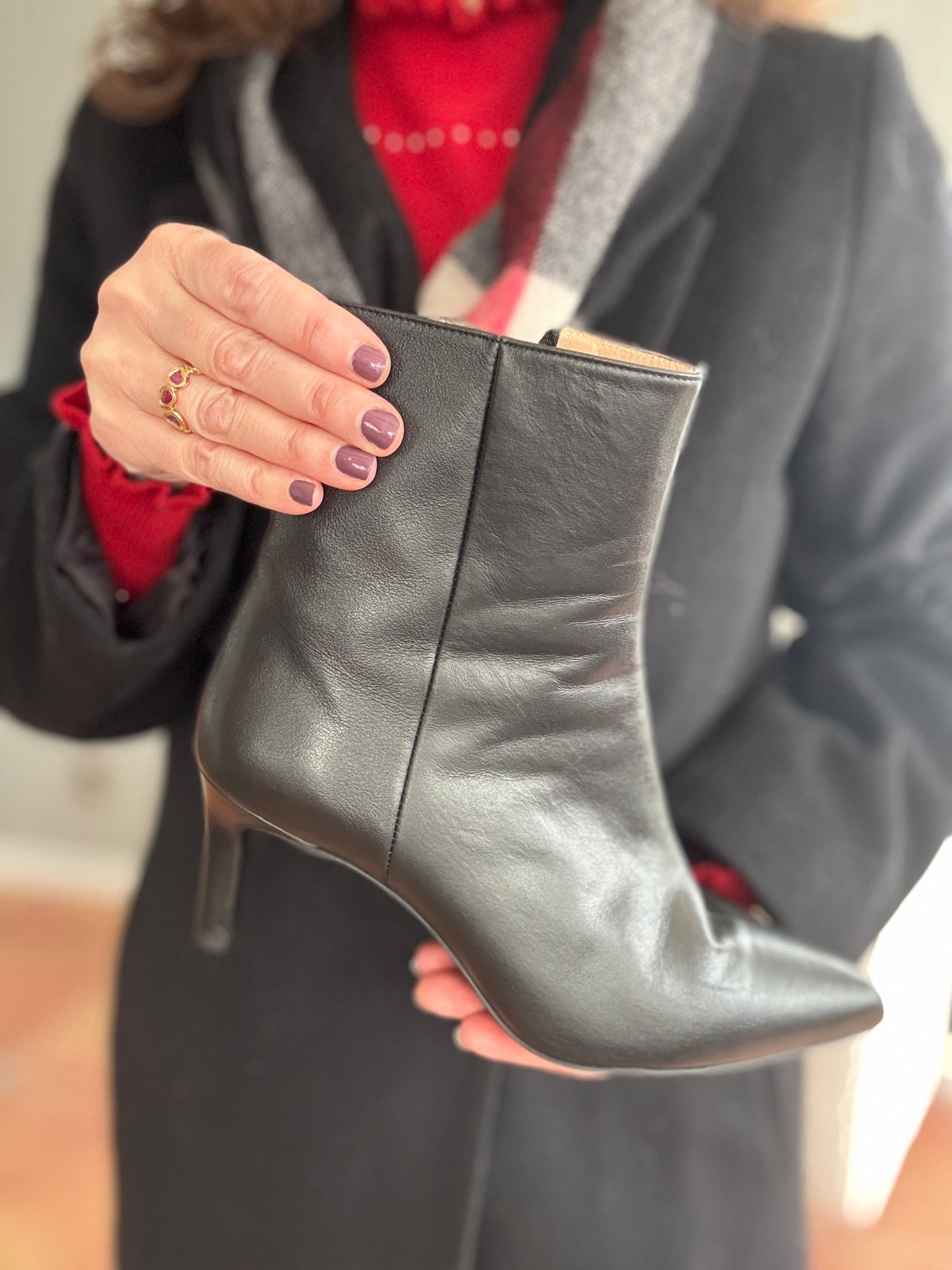 Just the right height heel! 
Code Theresa15 for 15 % off these black leather boots 

#LTKOver40 #LTKWorkwear #LTKSeasonal