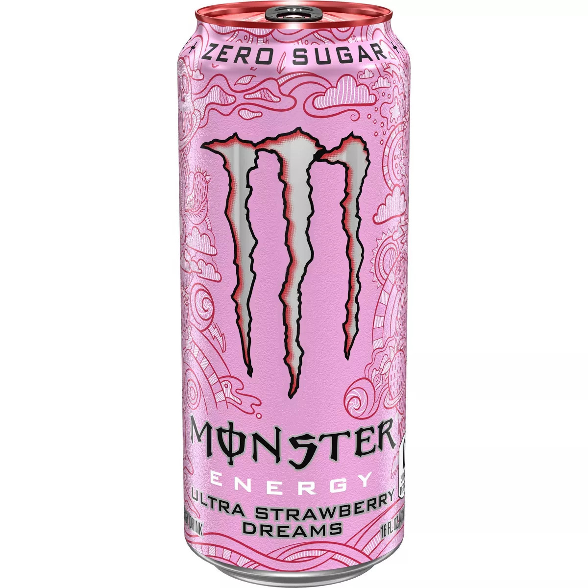 Monster Ultra Strawberry Dreams Energy Drink - 16 fl oz Can | Target