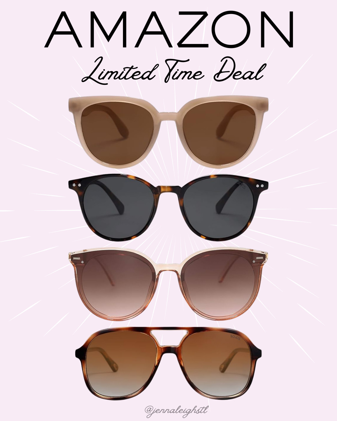 So many great sunglasses just dropped on Amazon. Lots of fun styles and colors perfect for spring and summer. 

 #LTKSeasonal #LTKSaleAlert #LTKMidsize