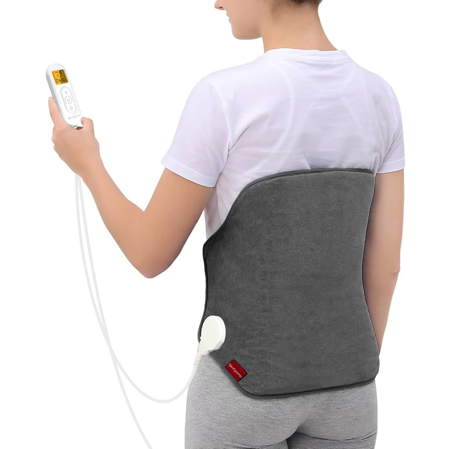 Heating Pad for Back Pain Relief, Comfytemp Christmas Birthday Gifts for Women Men, Large Electri... | Amazon (US)