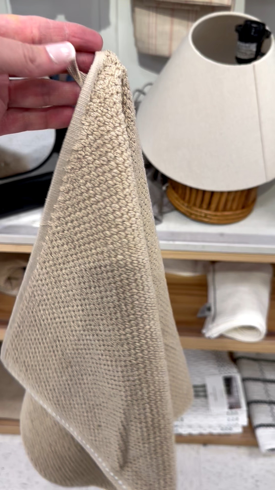 Love a bath towel with a tab to hang on a hook!
@target


#LTKstorytime #LTKHome #LTKdayinmylife