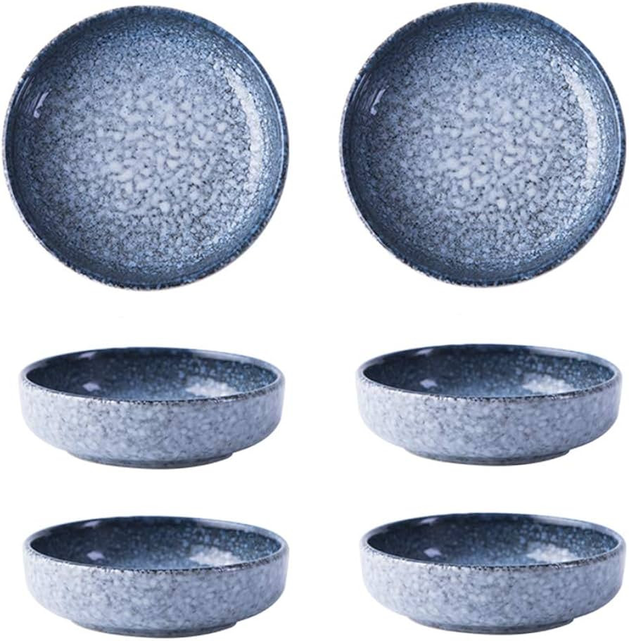 3.5 Inch Japanese Style Classic Porcelain Side Dish Bowl Seasoning Dishes Soy Dipping Sauce Dishe... | Amazon (US)