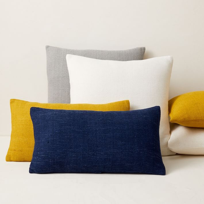 Silk Hand-Loomed Pillow Cover | West Elm (US)