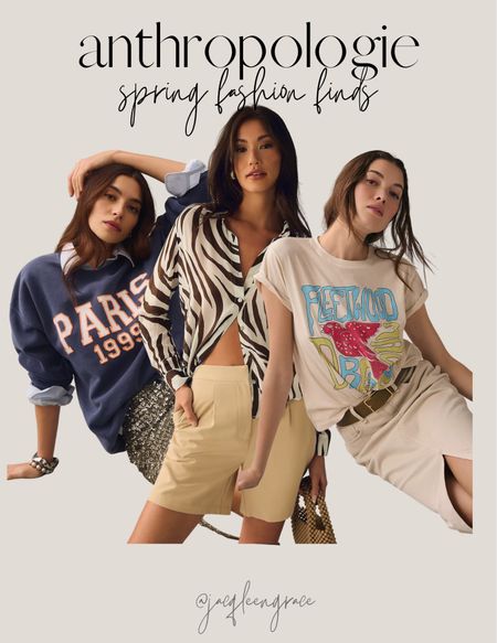 Anthropologie spring fashion finds. Budget friendly. For any and all budgets. Glam chic style, Parisian Chic, Boho glam. Fashion deals and accessories.

#LTKFind #LTKfit #LTKstyletip