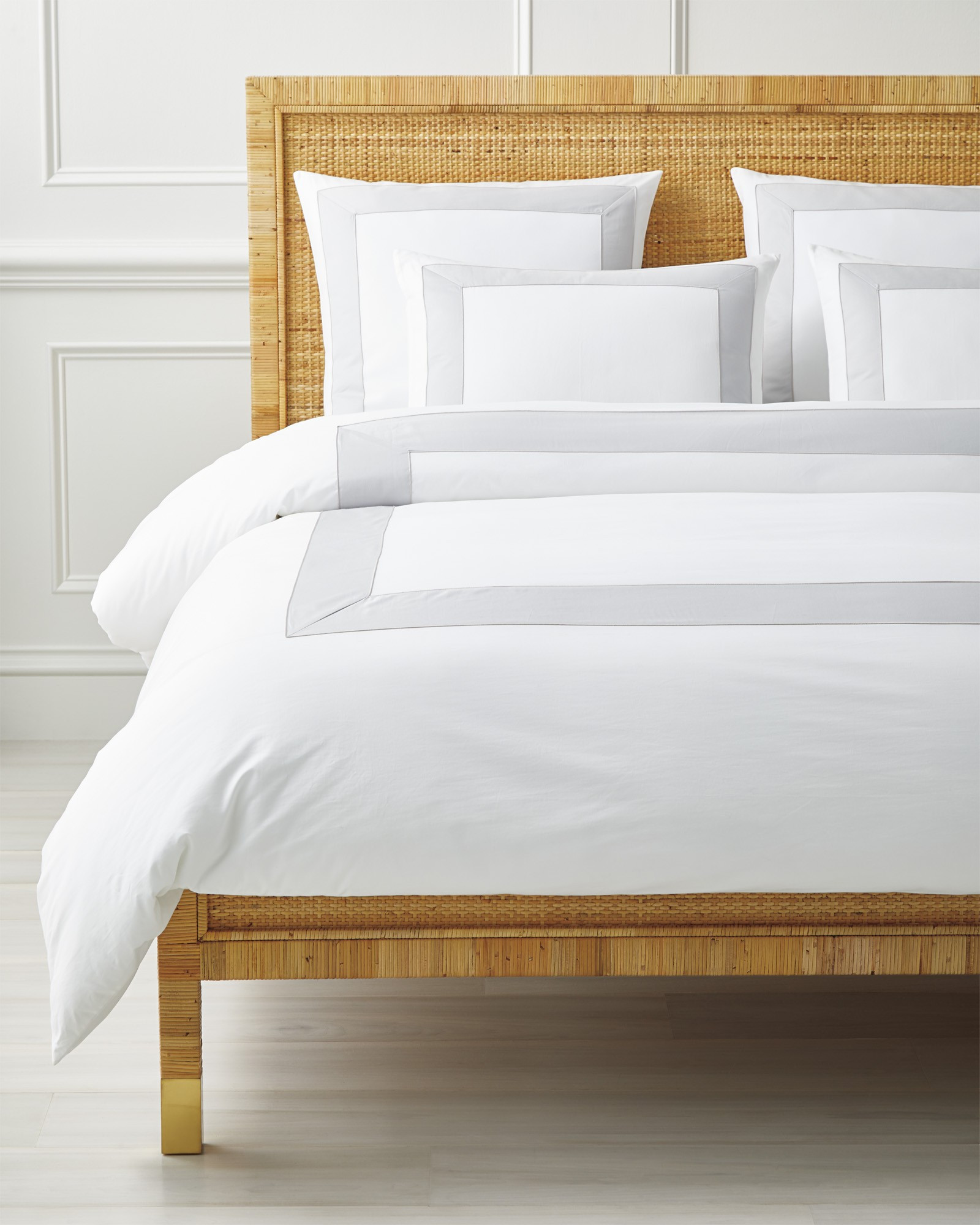 Beach Club Border Duvet Cover | Serena and Lily