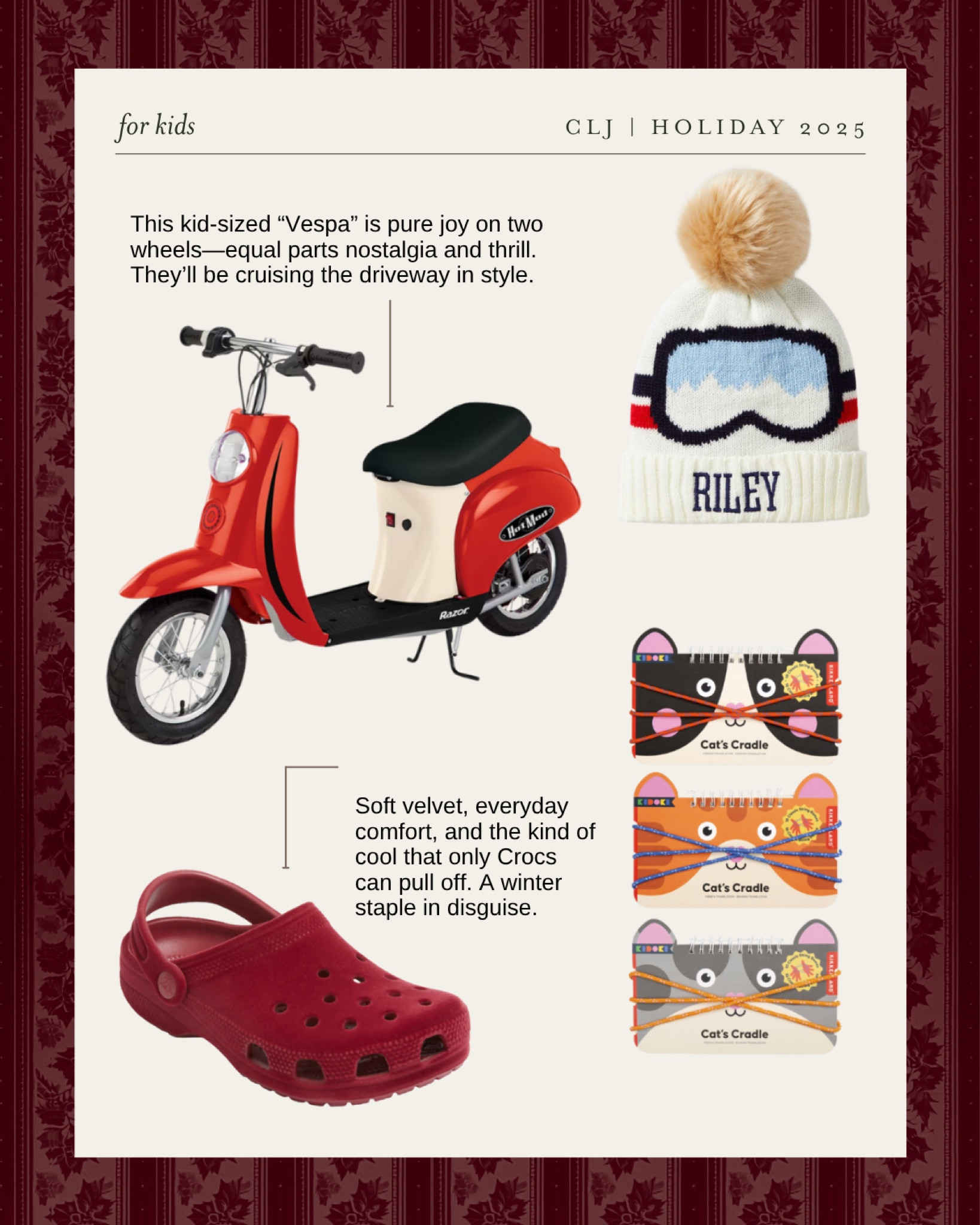 NOW LIVE ON chrislovesjulia.com/giftshop: The best gifts for kids are the ones that get played with, loved hard, and maybe even passed down one day.
Our picks are sweet, sturdy, and full of heart — just like the kids you’re shopping for.
:gift: Explore the full kids’ gift guide on chrislovesjulia.com.#LTKkids

#LTKSeasonal