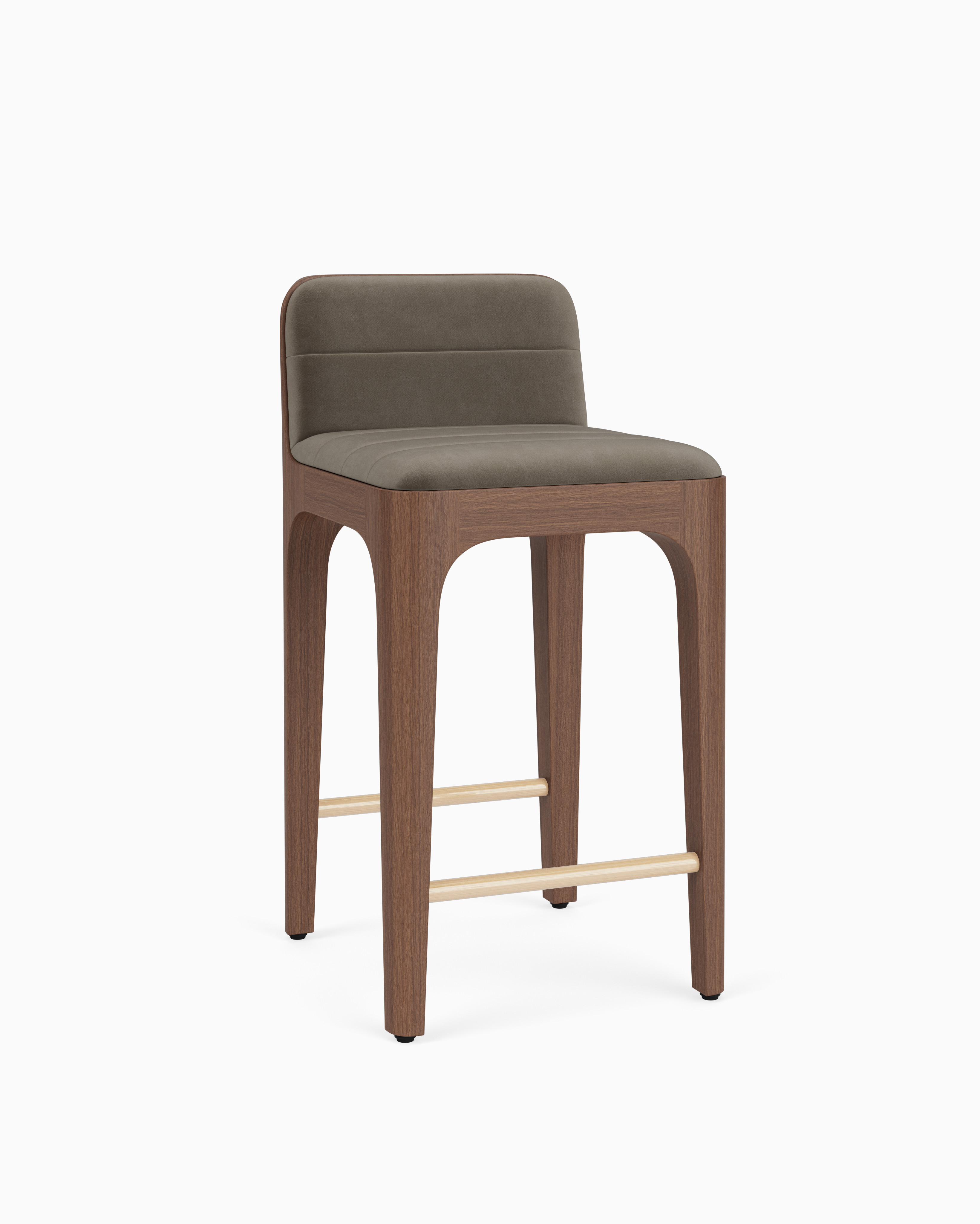 Canyon Counter Stool | Modern Counter Stools in Leather or Velvet | Denver Modern