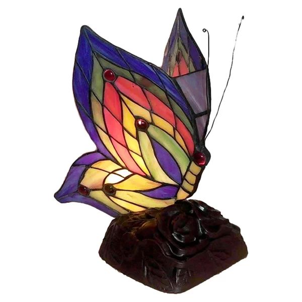 Pruden Butterfly 10" Lighted Art Glass Novelty Light | Wayfair North America