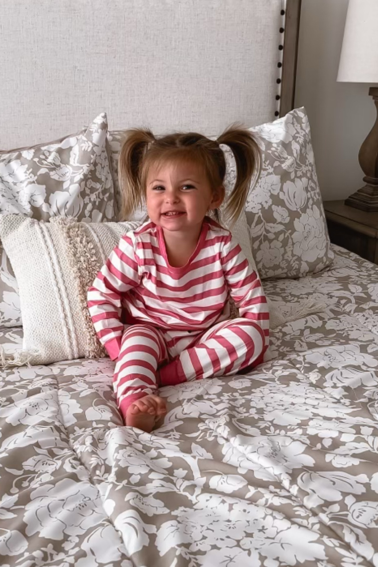 Good morning! Kennedy loves her new soft and stylish pajamas! Check out the cutest slumber party looks linked here. 