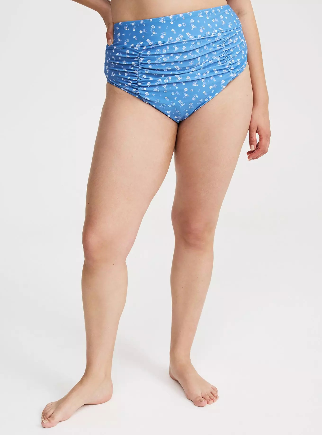 High-Waist High Leg Cheeky Swim Bottom | Torrid (US & Canada)