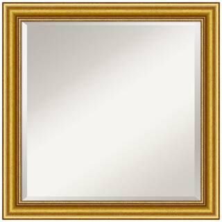 Townhouse Gold 23.50 in. x 23.50 in. Bathroom Vanity Wall Mirror | The Home Depot