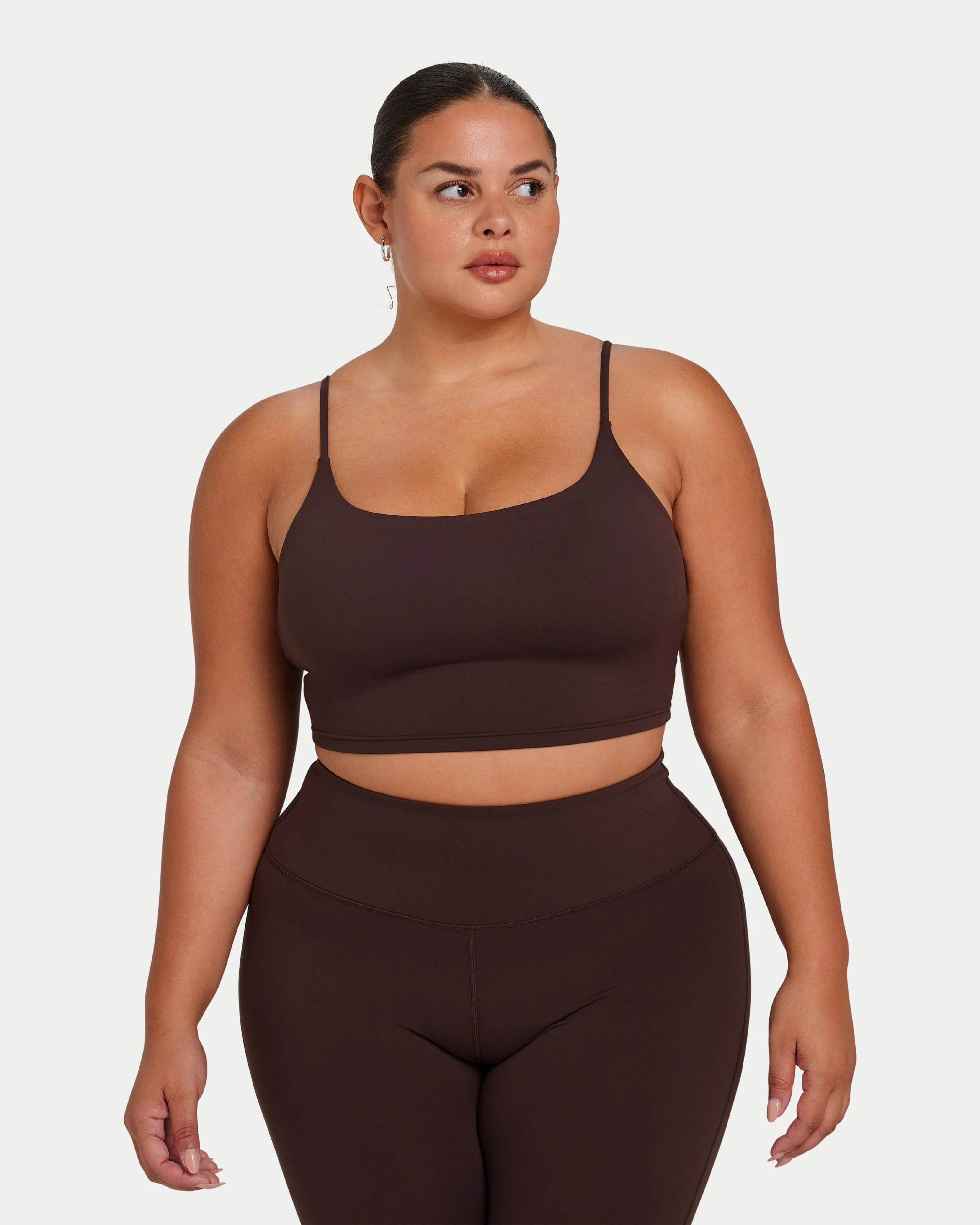 Womens Essential Crop Top - Slate Brown | HERA Clothing | HERA Clothing