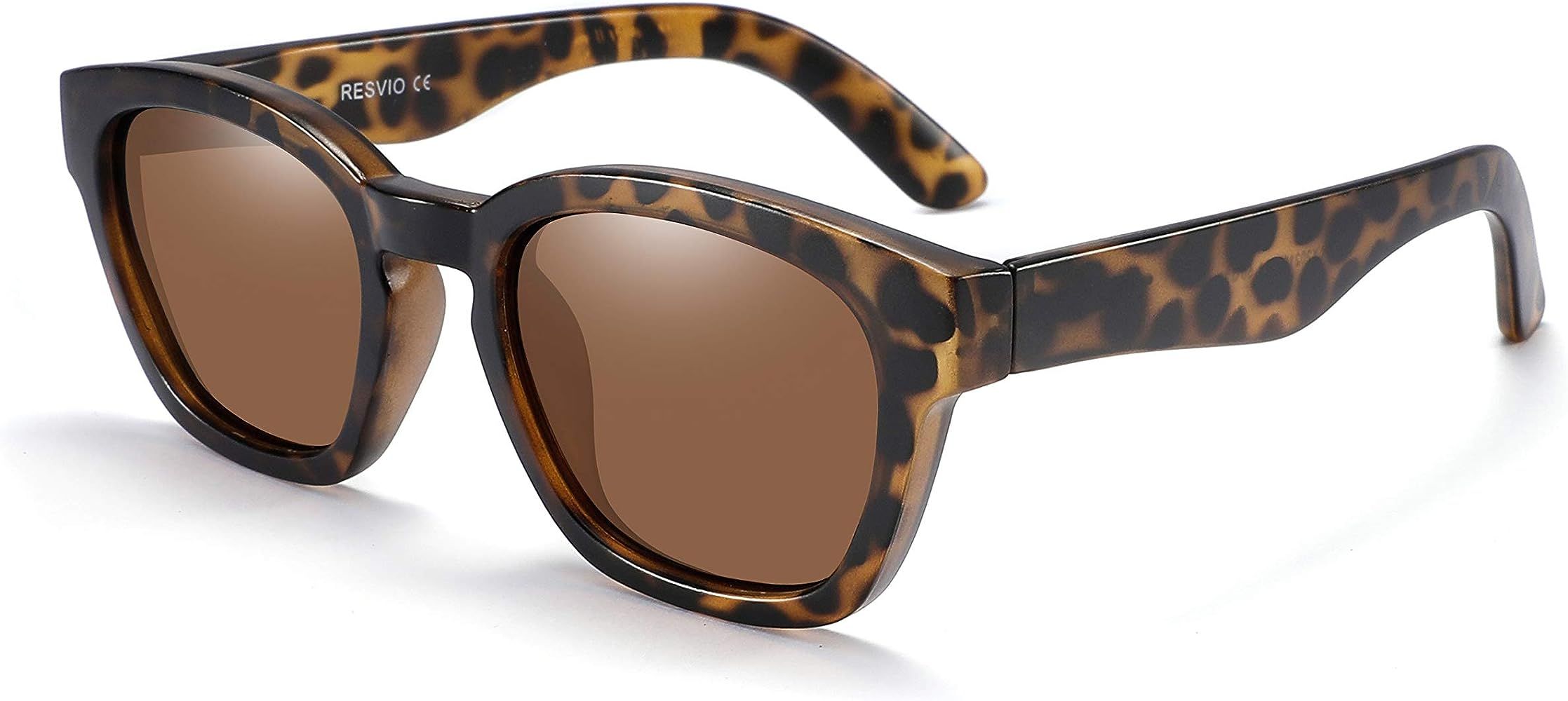RESVIO Square Polarized Sunglasses for Womens Classic Vintage Trendy Shade Vacation | Amazon (US)