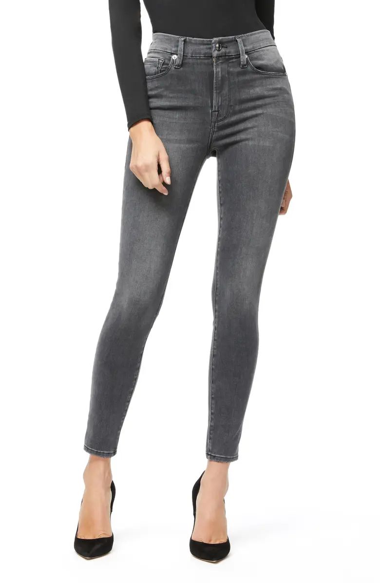 Good American Good Waist High Waist Skinny Jeans (Regular & Plus Size) | Nordstrom | Nordstrom