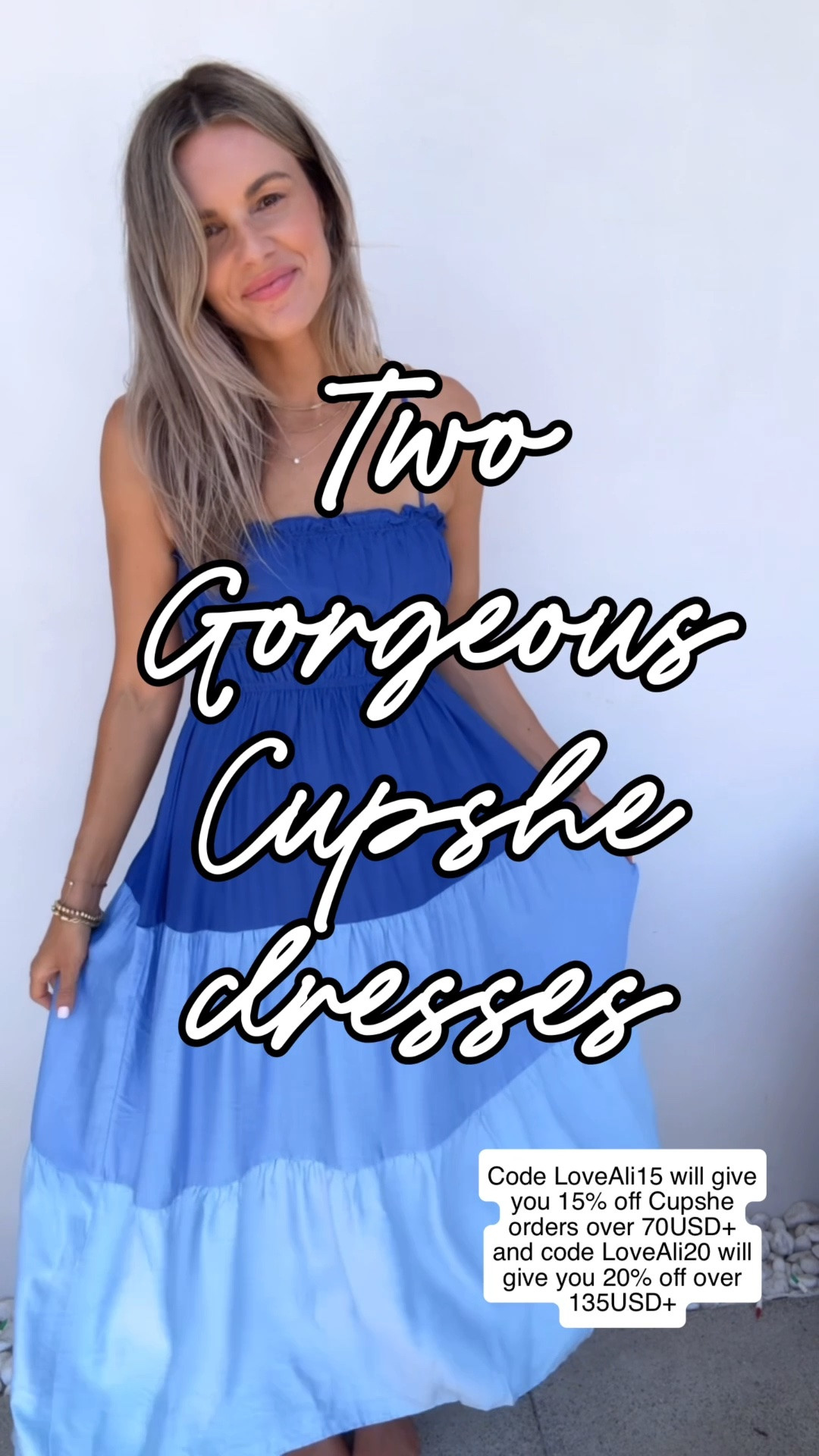 Both of these dresses are so gorgeous! I can’t even begin to describe you how much I love the cut and fit and lightweight fabric. I’m wearing a size small in both which is my normal size.

Get a better deal by using code LoveAli15 to give you 15% off @Cupshe orders over 70USD+ and code LoveAli20 will give you 20% off over 135USD+

#CupshePartner #Cupshe

#LTKSeasonal #LTKOver40 #LTKSwim