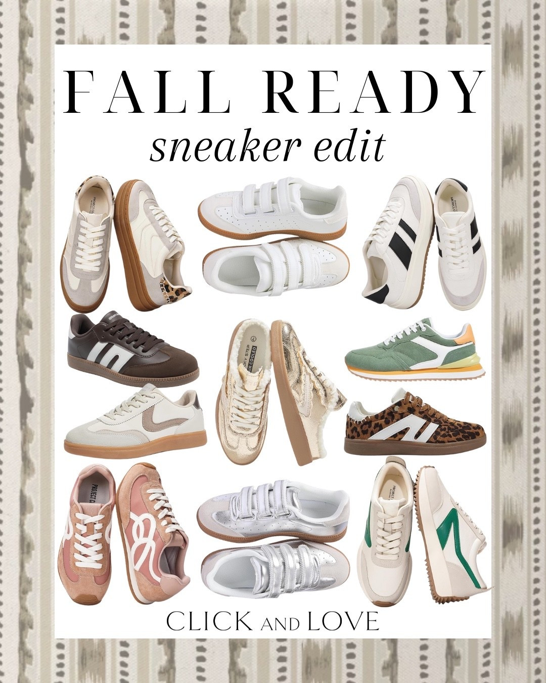 Chic sneakers for winter! Throw on with an easy dress or a simple set to look effortlessly pulled together. 

Sneakers, fall shoes, tennis shoes, pastel sneaker, neutral shoes, neutral sneaker, Womens fashion, fashion, fashion finds, outfit, outfit inspiration, clothing, fall fashion, winter fashion, running shoes, jean outfit, two piece sets, athleisure, wardrobe, fashion accessories, Amazon, Amazon fashion, Amazon must haves, Amazon finds, amazon favorites, Amazon essentials #amazon #amazonfashion

#LTKFindsUnder50 #LTKShoeCrush #LTKStyleTip