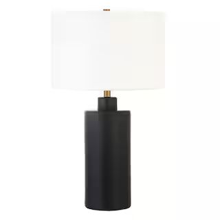 Meyer&Cross Carlina 25 in. Matte Black Table Lamp TL0769 - The Home Depot | The Home Depot