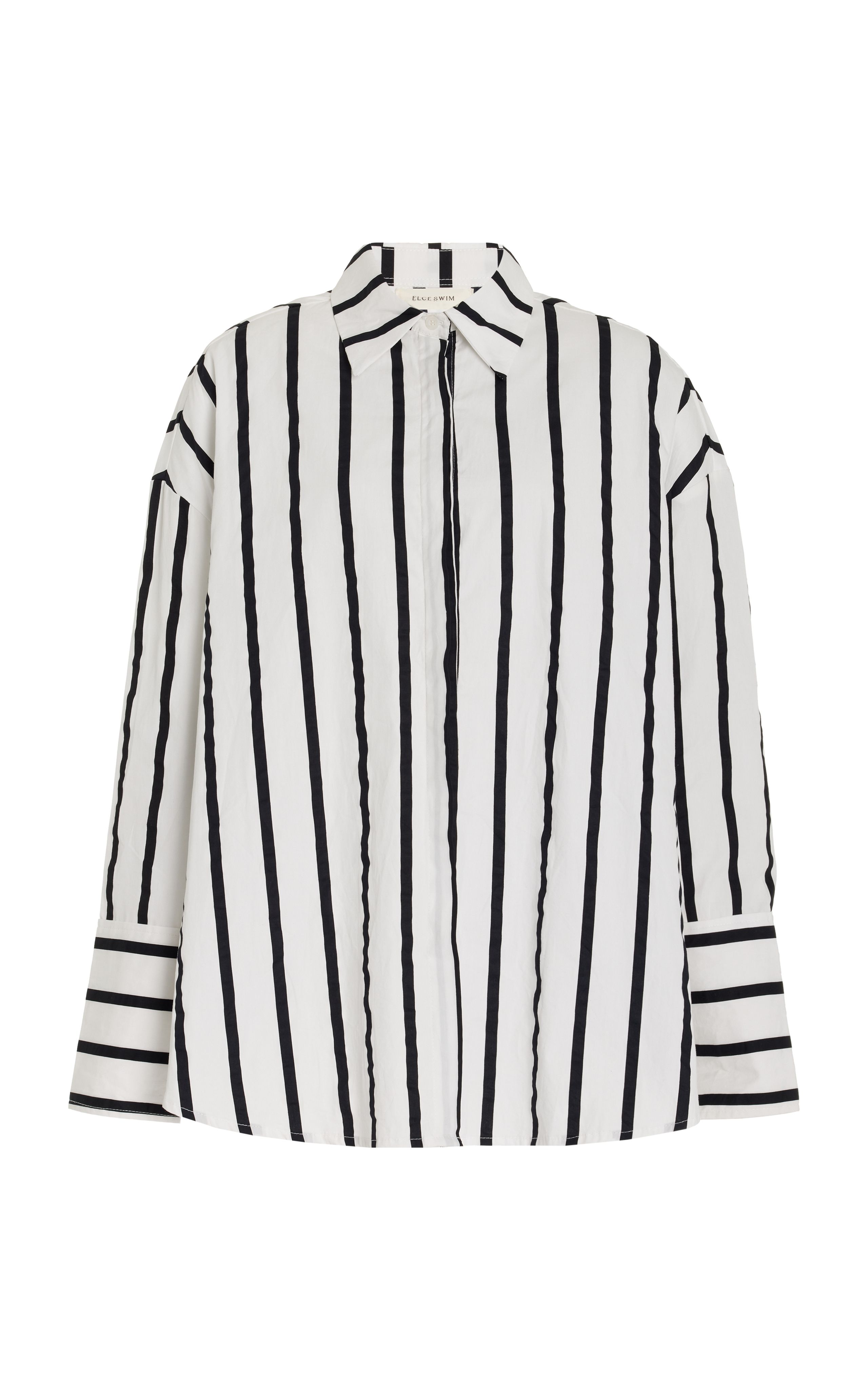 Exclusive Reverie Striped Cotton Poplin Shirt | Moda Operandi (Global)