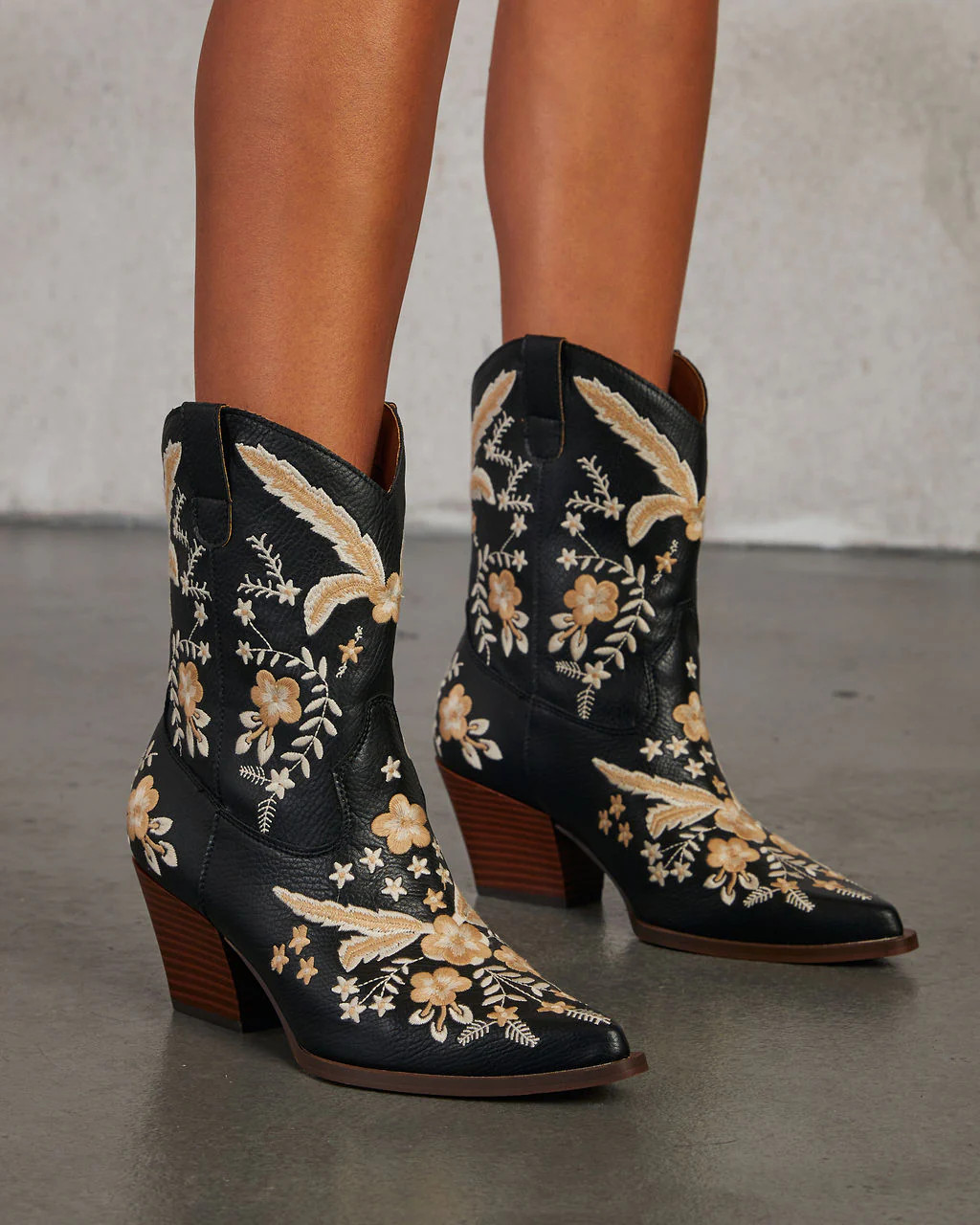 Full Bloom Embroidered Floral Western Bootie | VICI