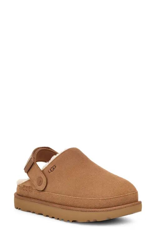 UGG(r) Goldenstar Cozy Clog in Chestnut at Nordstrom, Size 5.5 | Nordstrom