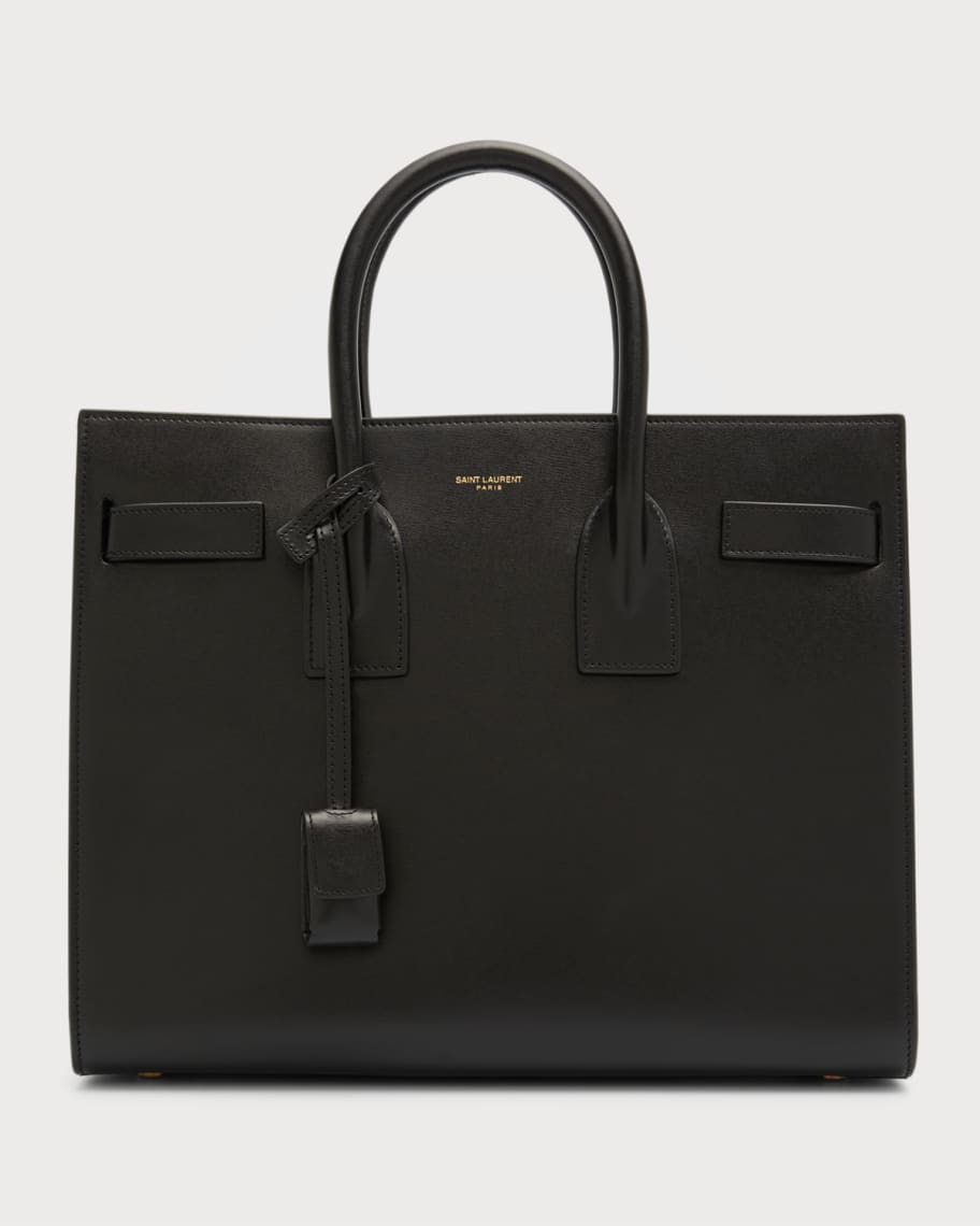 Saint Laurent Sac De Jour Small Top-Handle Bag in Smooth Leather | Neiman Marcus