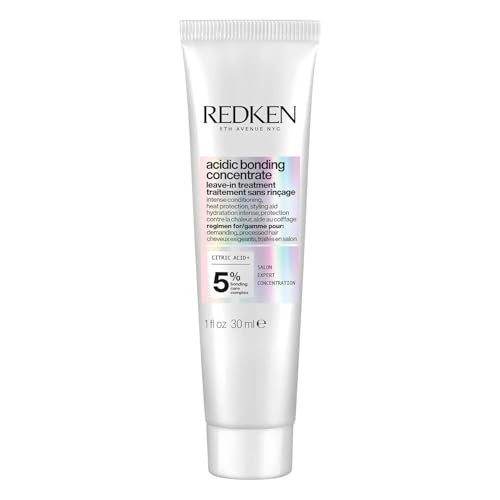Redken Acidic Bonding Concentrate Leave In Conditioner - Hair Repair Treatment For Damaged Hair, Bond Building & Strengthening, Heat Protection | Amazon (US)
