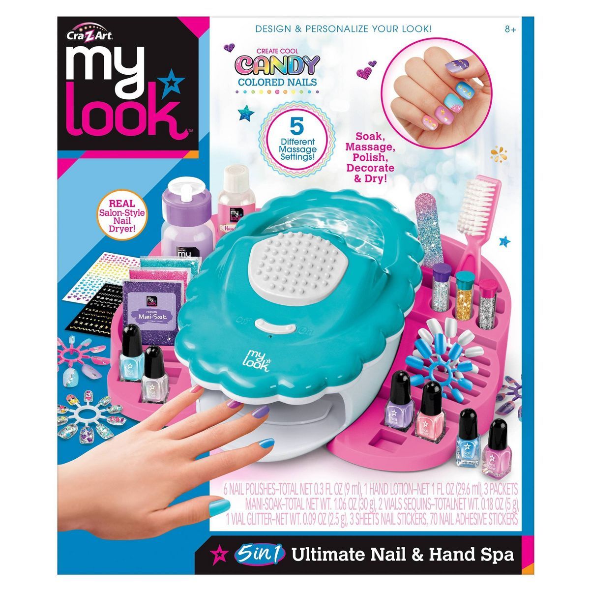 MY LOOK 5-in-1 Ultimate Nail & Hand Spa Activity Kit | Target