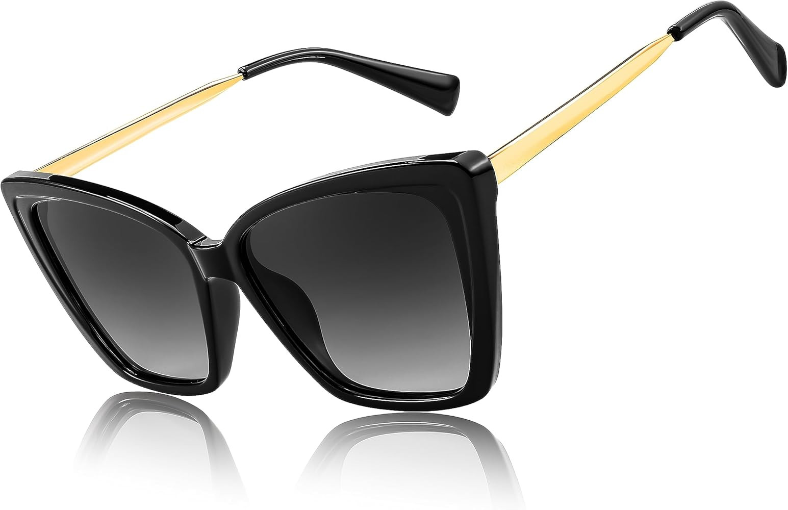 FEISEDY Trendy Polarized Women Sunglasses, Retro Womens Square Cat Eye Sun Glasses B4134 | Amazon (US)