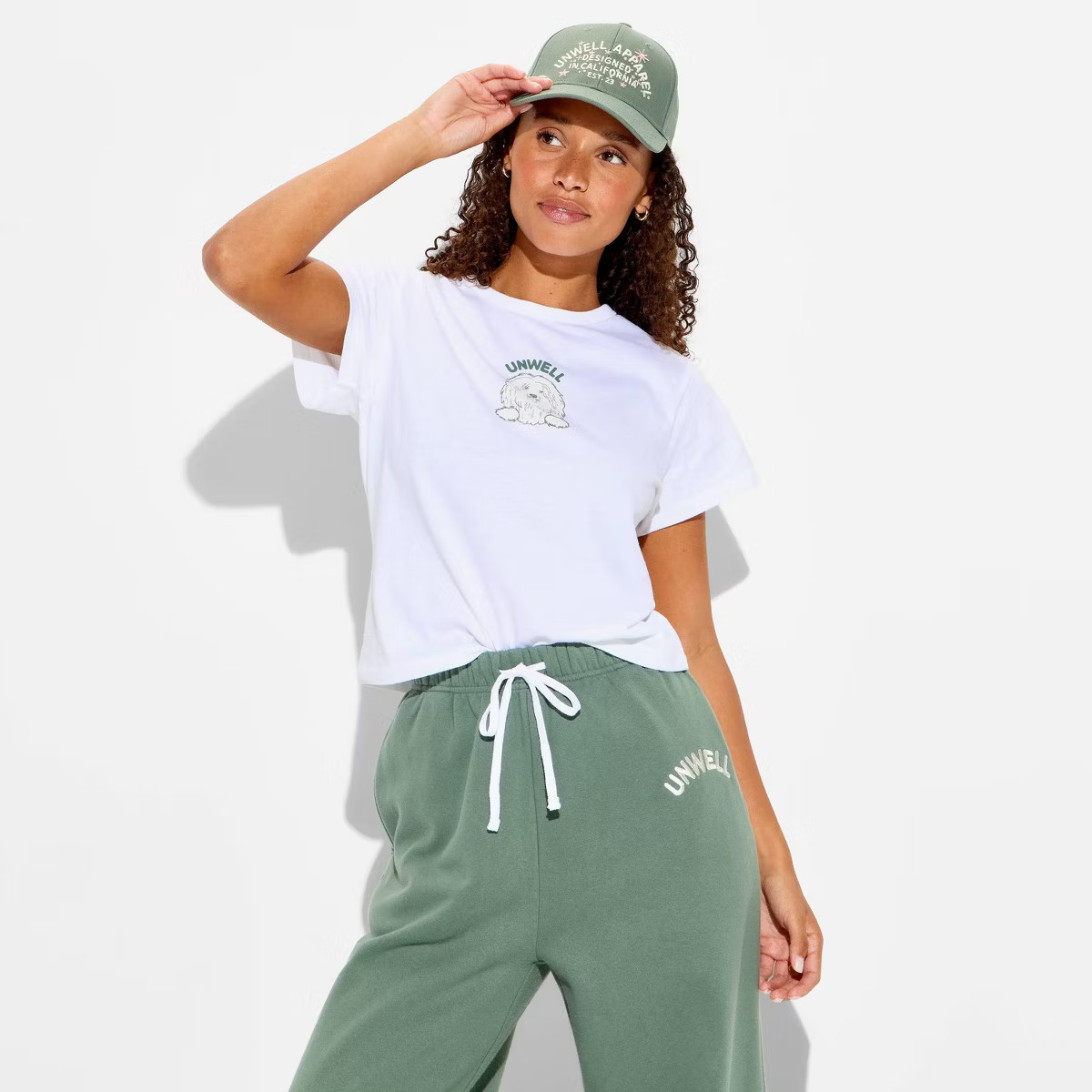 Women's Unwell Henry Short Sleeve Graphic T-shirt - White | Target