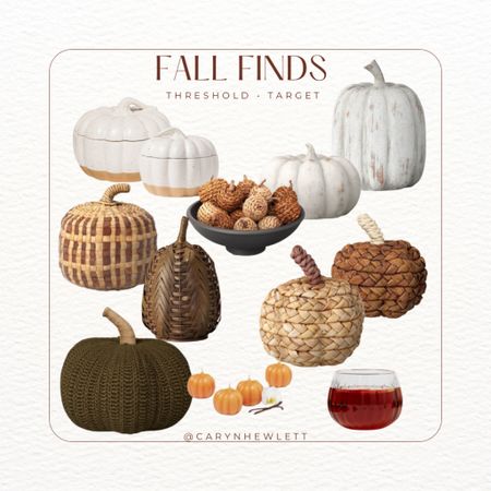 Pumpkins have ARRIVED 🎃🍂🤎 #threshold #targetfinds #targethome #fallfinds 

#LTKfindsunder50 #LTKSeasonal #LTKhome