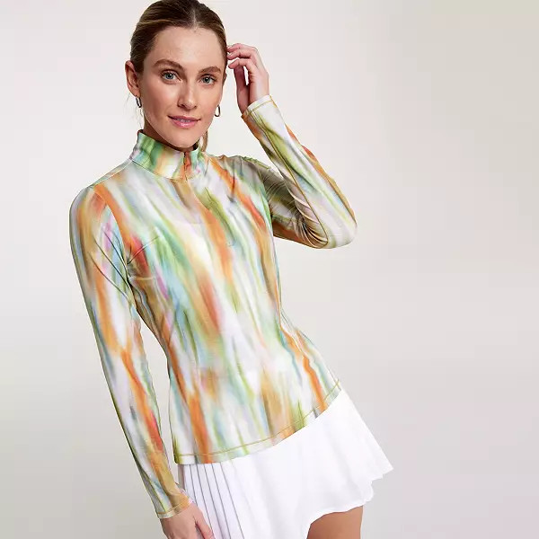 CALIA Women's Tissue Texture UV 1/4 Zip Golf Pullover | Dick's Sporting Goods