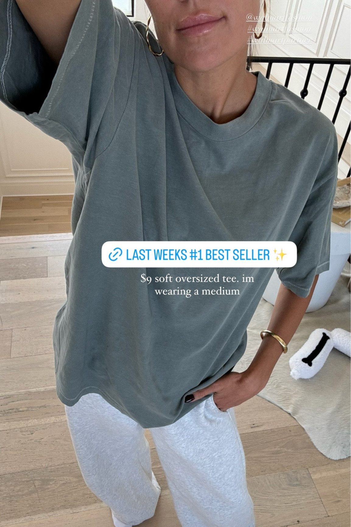 $9 soft oversized tee - I’m wearing a medium 🩵

Fall outfit, comfy outfit, casual outfit, travel outfit, gray sweatpants, school drop off outfit, Christine Andrew 

#LTKSeasonal #LTKStyleTip #LTKFindsUnder50