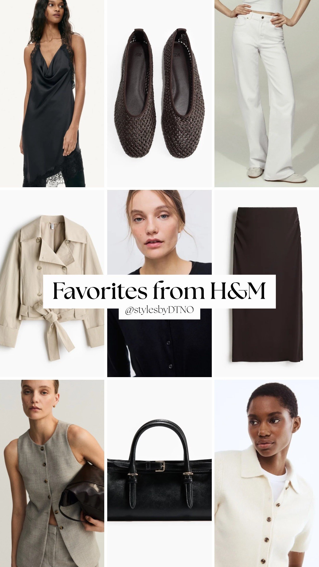 My personal favorite finds of new arrivals and best sellers from H&M (scroll below for more options)

Tags: Spring Fashion, New Arrivals, Best Sellers, Outfit Ideas, Neutral Fashion, Stylist Picks, Under $100, Fashion Finds 2026, Lace Trim Top, Braided Flats, Cropped Trench Jacket, Wide Leg Jeans ,

#LTKSeasonal #LTKootd