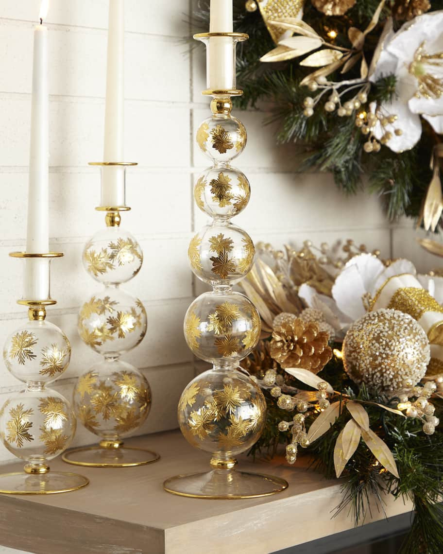 Neiman Marcus Golden Cut Candleholder | Neiman Marcus