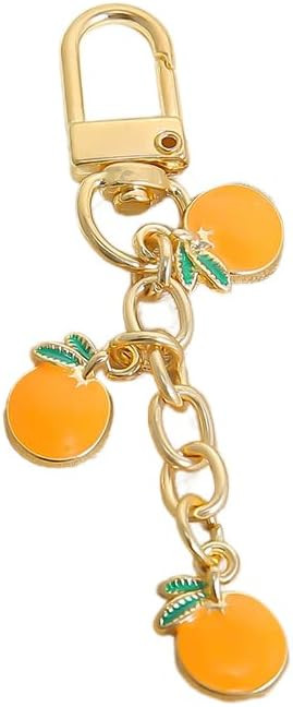 Cute Fruit Enamel Keychain for Women Fruit Tassel Chain Keyring for Ladies Men Women Gift Accesso... | Amazon (US)