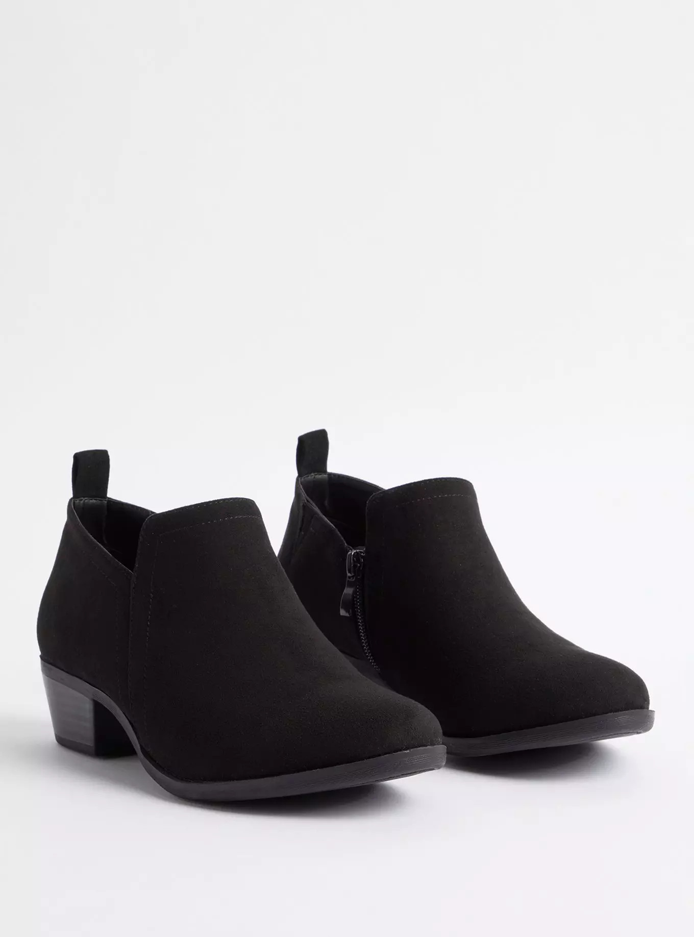Ankle Bootie - Faux Suede Black (WW) | Torrid (US & Canada)