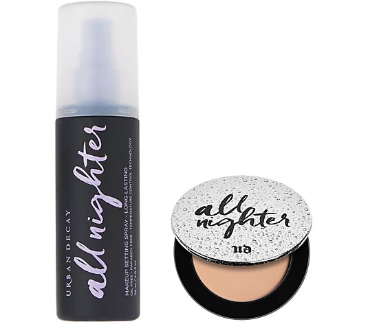 Urban Decay All Nighter Setting Spray & Setting Powder | QVC