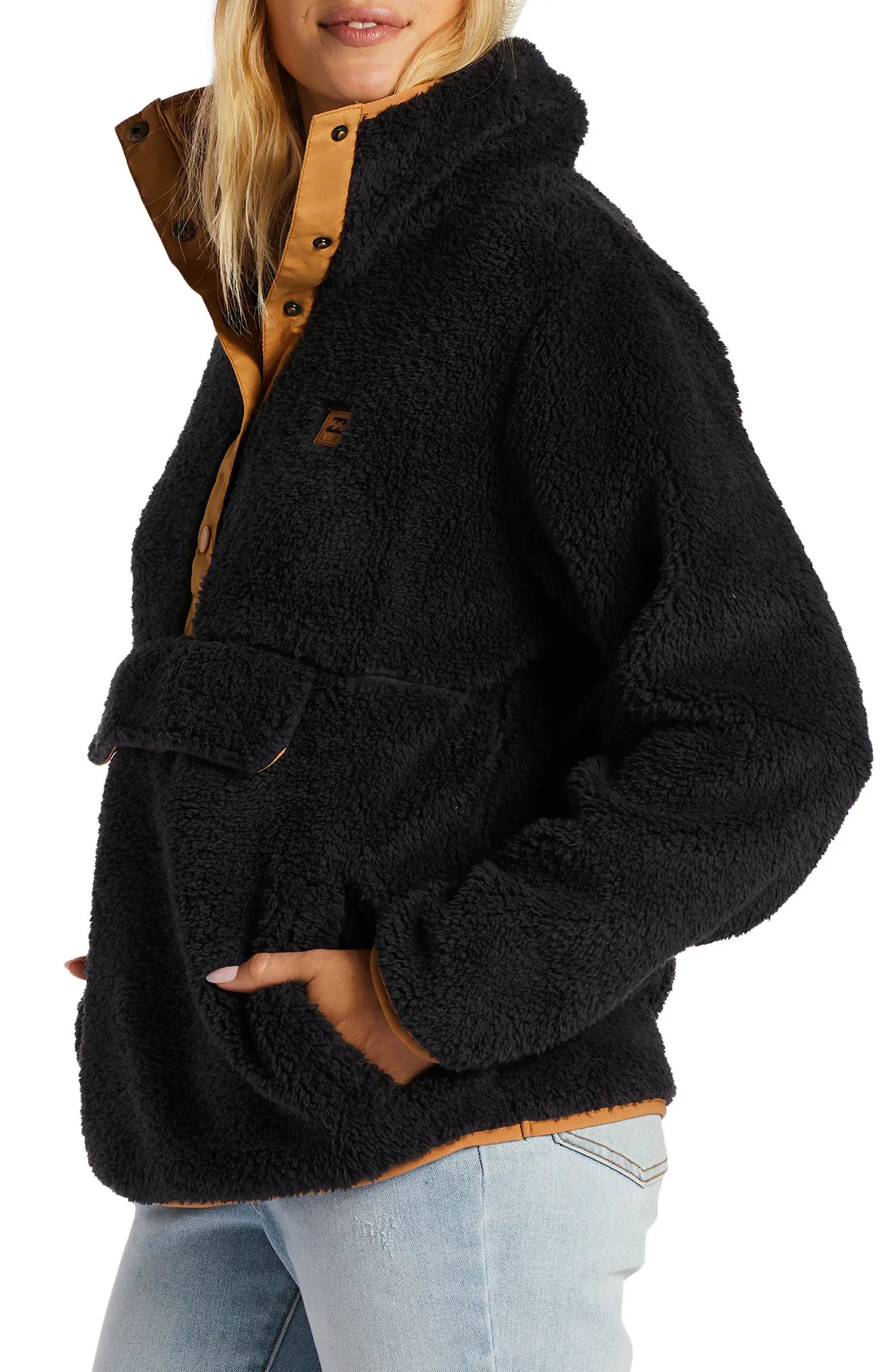 Switchback Textured Fleece Pullover | Nordstrom